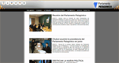 Desktop Screenshot of parlamentopatagonico.legisrn.gov.ar